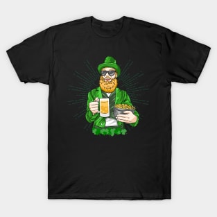 saint patrick's day sunglasses man T-Shirt